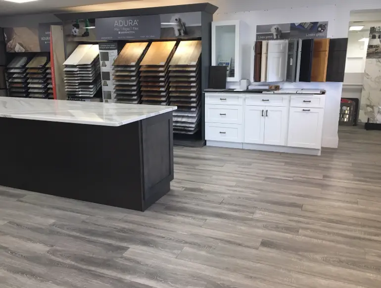 2020 Flooring store in North Bethesda MD — hardwood and luxury vinyl flooring samples