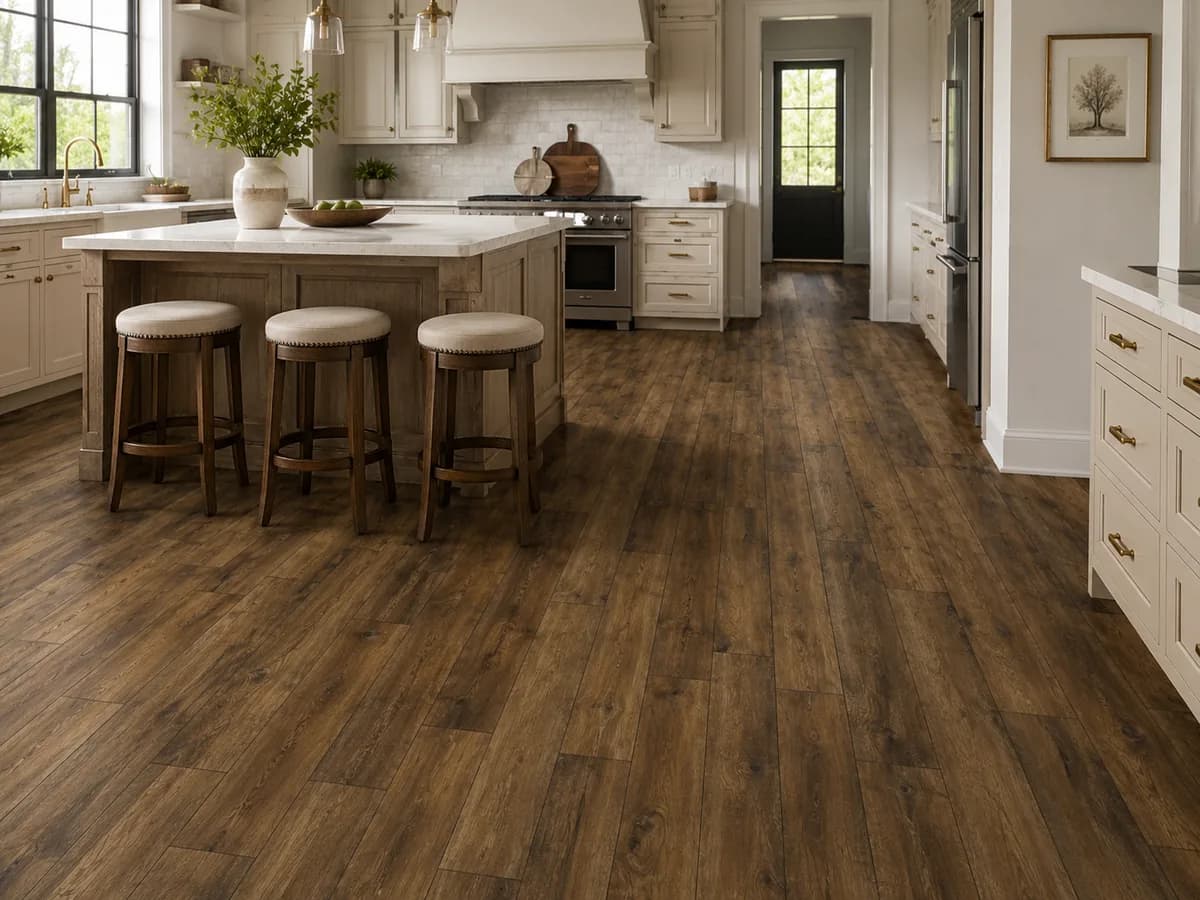 Mannington Restoration Hillside Hickory 7 9/16" Laminate in Acorn — available at 2020 Flooring