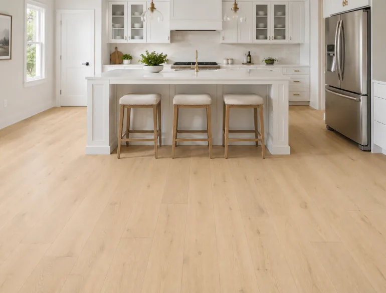 Shaw Oak Crest 7.55" Laminate in Waterbury Cream — available at 2020 Flooring