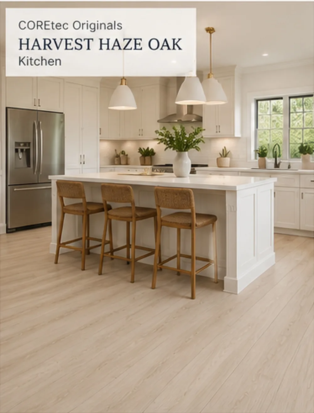 COREtec Originals Luxury Vinyl Plank in Harvest Haze Oak — available at 2020 Flooring