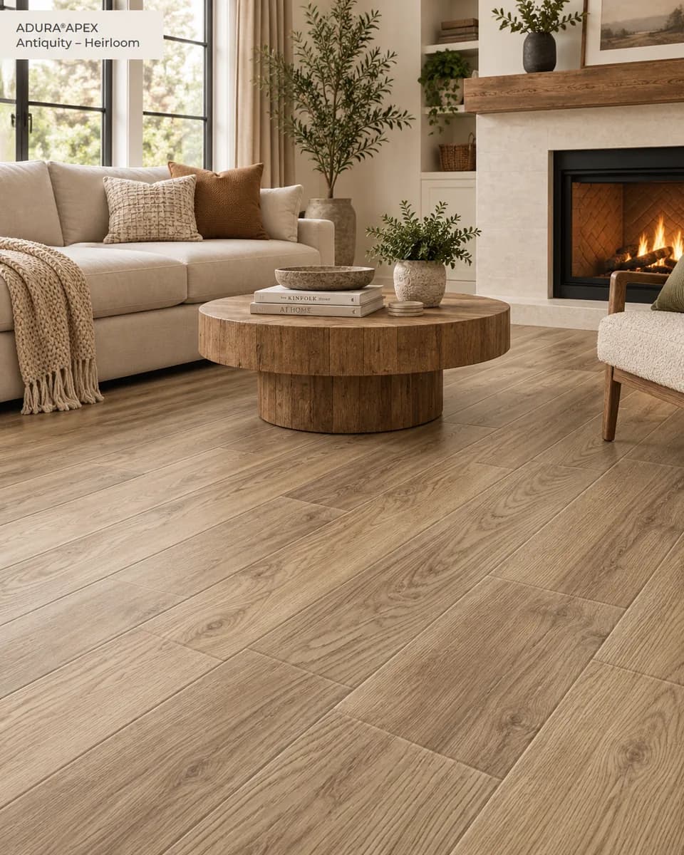 Mannington ADURA APEX Antiquity 8" x 72" Luxury Vinyl Plank in Heirloom — available at 2020 Flooring