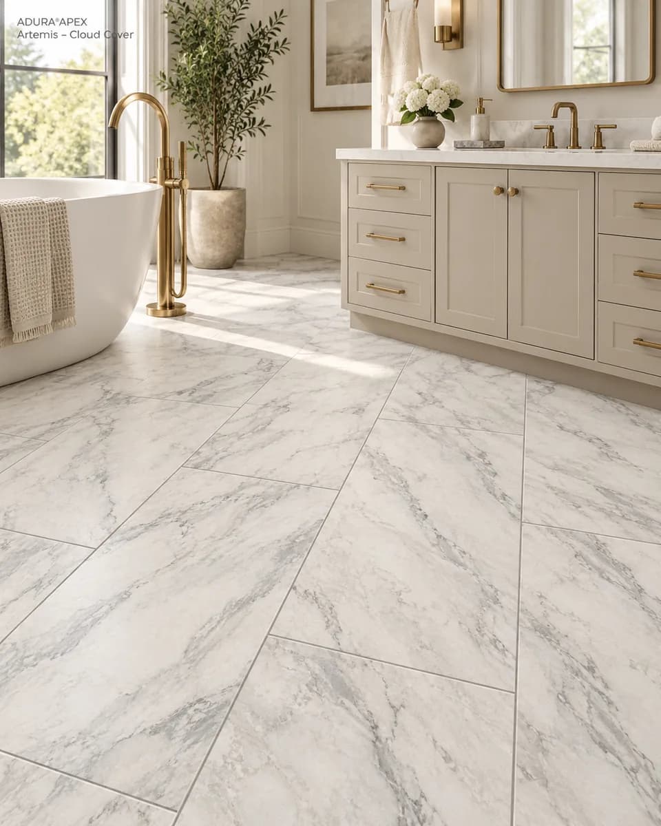 Mannington ADURA APEX Artemis 18" x 36" Luxury Vinyl Tile in Cloud Cover — available at 2020 Flooring