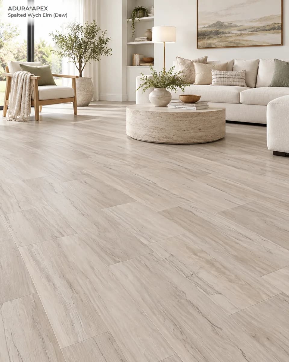 Mannington ADURA APEX Spalted Wych Elm 8" x 72" Luxury Vinyl Plank in Dew — available at 2020 Flooring