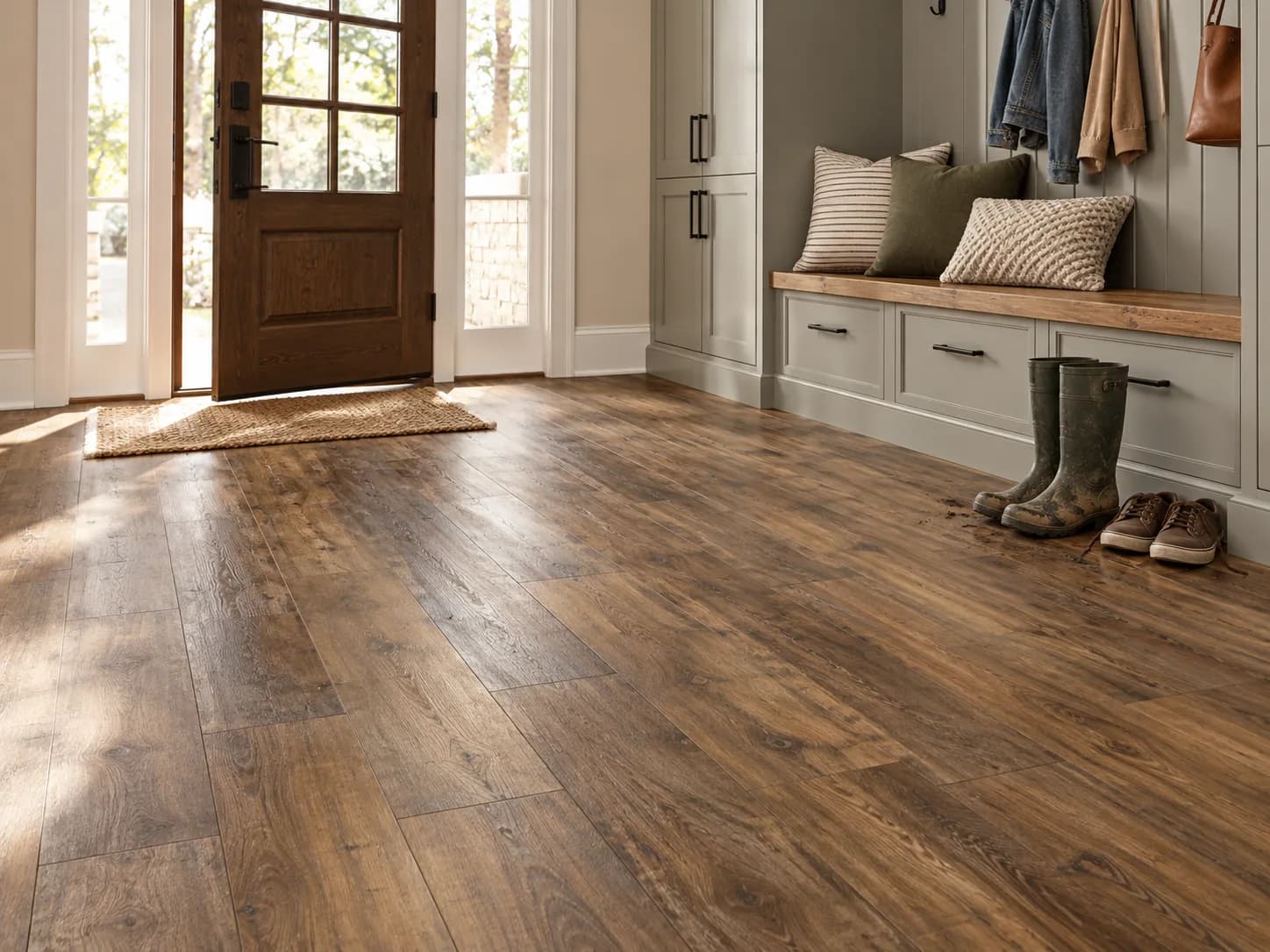 Mannington Jumpstart Havana Sheet Vinyl in Tobacco — available at 2020 Flooring