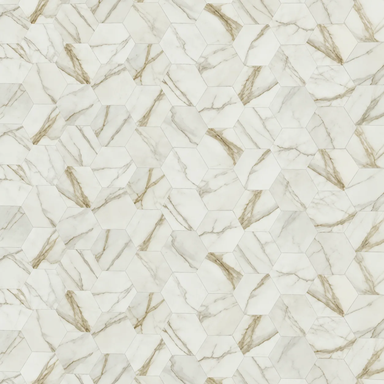Mannington Platinum Carrara Sheet Vinyl swatch in Ivory