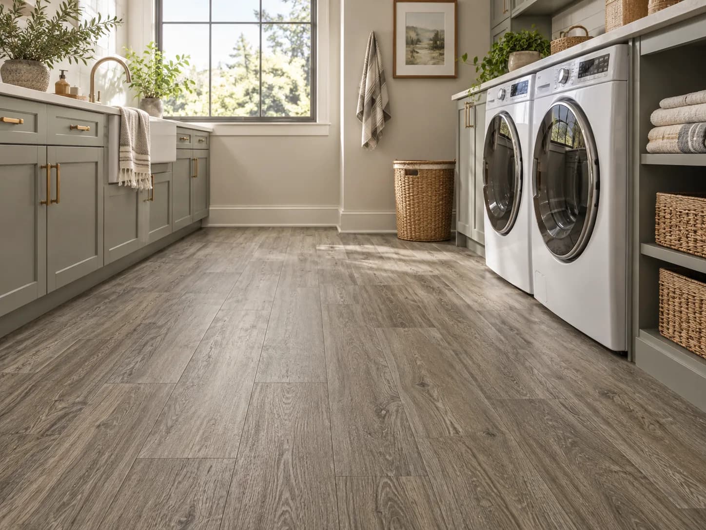 Mannington Platinum Chaumont Sheet Vinyl in Iron Gate — available at 2020 Flooring