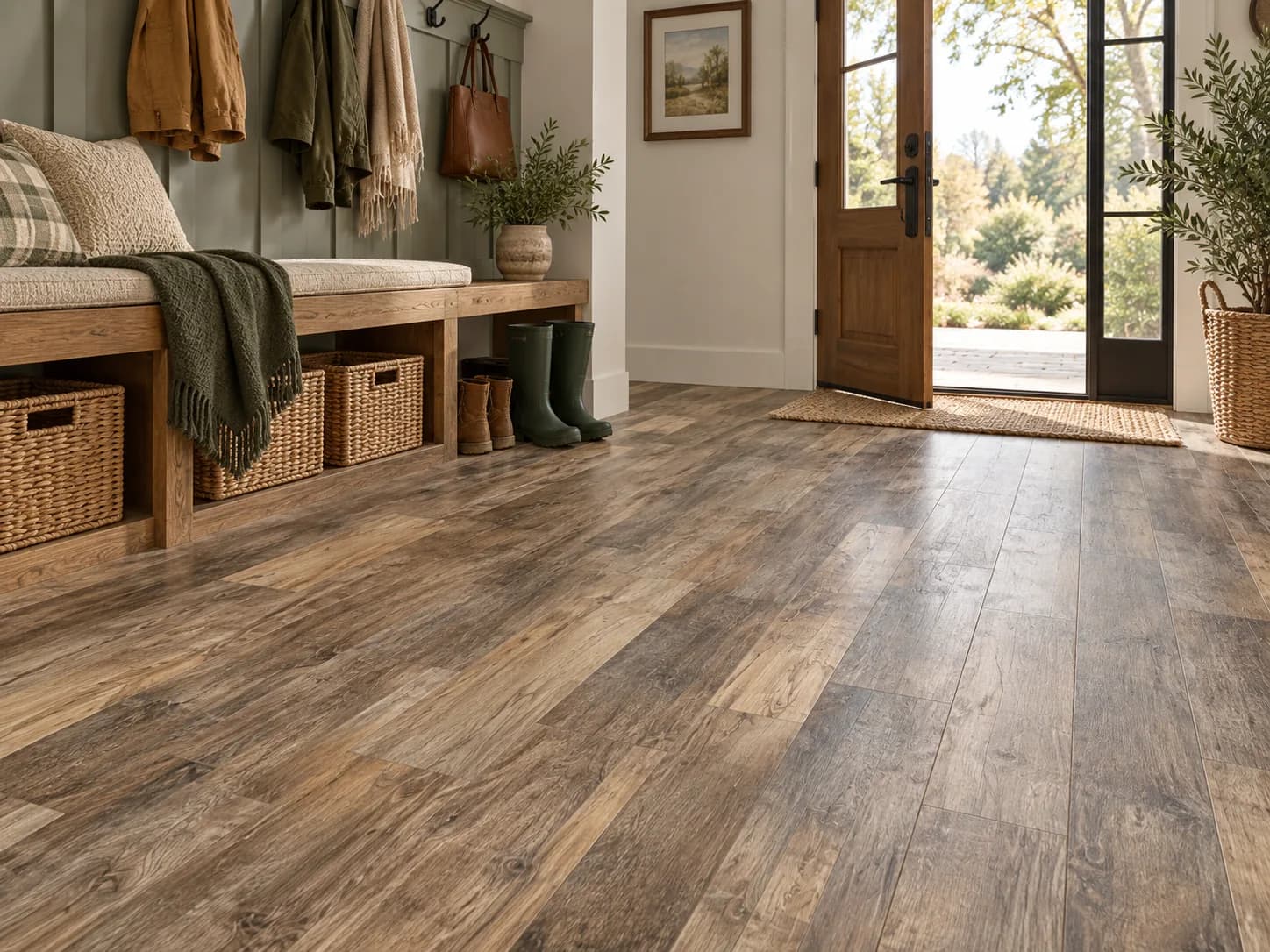 Mannington Platinum Havana Sheet Vinyl in Tobacco — available at 2020 Flooring